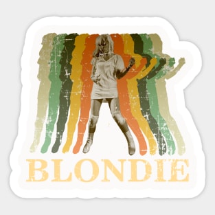 Blondie Fade Vintage Sticker